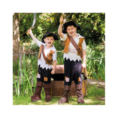 Pirat Pete Alter 6-8 Jahre Travis Design Qualität komplettes Kostüm ANGEBOT KOSTENLOSER VERSAND