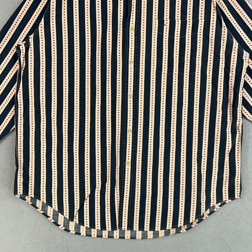 Vintage Tommy Hilfiger Shirt Mens Medium Red Blue Stars Stripes Western Patriot - Bild 3 von 12