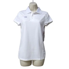 TYR FEMALE TECH POLO, White, L