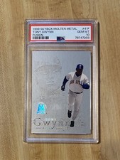 Tony Gwynn PSA 10 1999 Skybox Molten Metal Fusion POP 2 San Diego Padres ⚾️