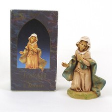 Fontanini Roman Mary figurine Christmas nativity plastic Italy 1991 4"