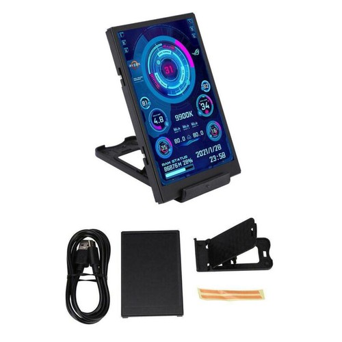Board For Pc LED Display Case Computer Cpu Gpu Ram Performance Monitor Screen - Picture 2 of 12