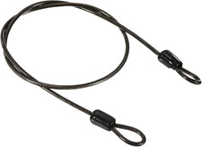 Sicurezza Acciaio Cavo 2.5Mm X 0.5M/1.64Ft Rivestito Bagaglio Blocco Filo Corda 