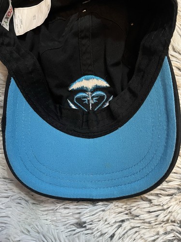 Sombrero Roxy Lulu Negro Azul Ajustable Nuevo *Defectos - Imagen 3 de 8
