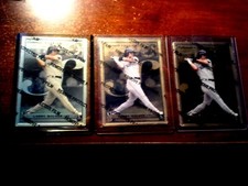 LARRY WALKER 1996 Leaf Steel *SILVER* *GOLD* PROMO & GOLD...(3) RARE  CANADIAN