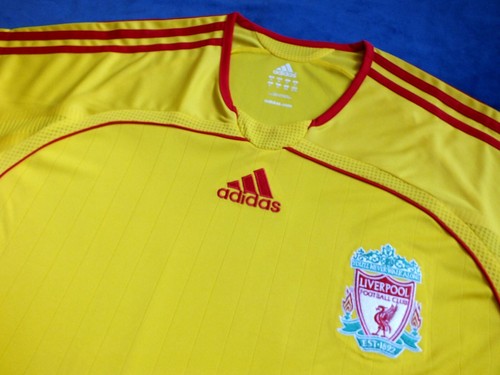 BNWT 2006 Liverpool Away Champions League Player Issue Short Sleeved Shirt XL - Picture 9 of 12