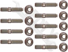 APDTY 785112 Exhaust Manifold Stud Bolt Nut Hardware Kit (M8x1.25mm)