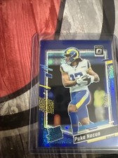 Puka Nacua 2023 Donruss Optic Rated Rookie #238 Blue Hyper Prizm RC LA Rams