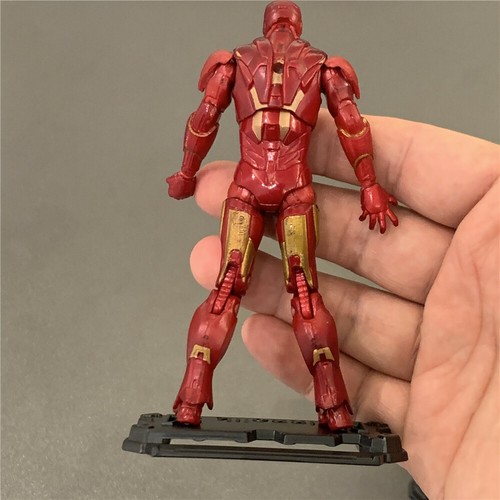 5Pcs Iron Man Marvel Universe Legends 3.75" Action Figure & Stand Base Boys Toy - Picture 5 of 5