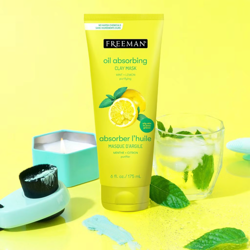 FREEMAN OIL ABSORBING Mint + Lemon Clay Mask -for Oily/Breakout Skin (2 x 175ml) - Picture 11 of 11