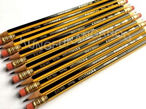 Staedtler 10 X Pencils 122-2 Bk HB 2 Eraser Rubber Tip Noris Pen School
