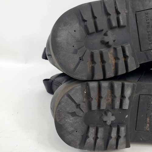 Botas Polo Ralph Lauren para Hombre Redmond BO-CSL Cuero Negro con Cordones Hebilla 10.5 D - Imagen 11 de 11