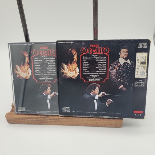 VERDI OPERA PLACIDO DOMINGO IN OTELLO RCA RED SEAL NM DISC 2 CD BOX SET  - Picture 2 of 3