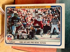 1982 Fleer Teams in Action Pro Bowl Joe Montana #73