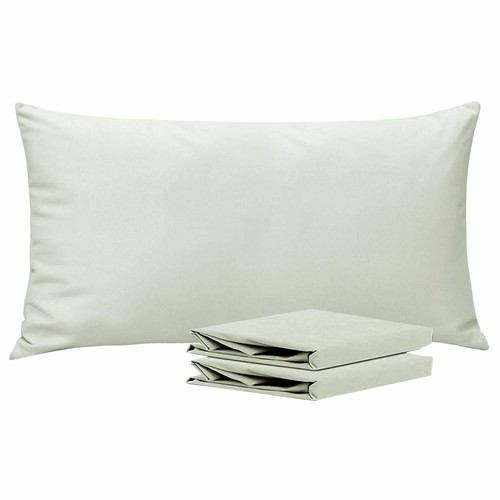 2 Pieces Microfiber Pillowcases, Envelope-style opening, King Size, 20 x 36 in - Bild 12 von 32
