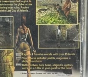 Tomb Raider Sega Saturn Jewel Case Longbox Sealed New WATA 8.5 B Graded