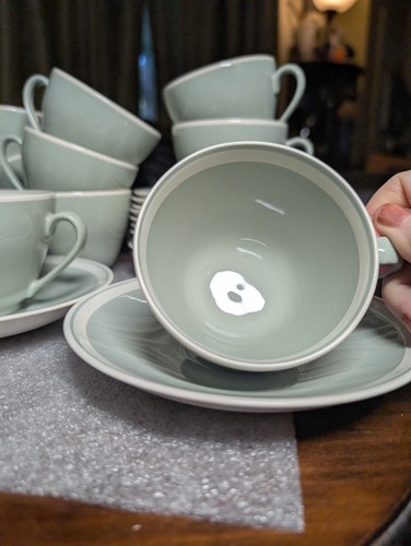 Antique Corinna Aluminia Denmark Tea Cups Saucers And Demitasse Sets 34 Pc - Picture 16 of 21