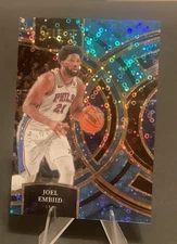 2023-24 Panini Select - Premier Level Joel Embiid #197 Light Blue Disco Prizm...