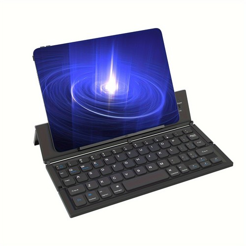 Battop Foldable BT Keyboard, Portable Wireless Keyboard With Stand Holder, Pocke - Picture 9 of 10
