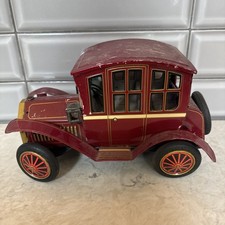Vintage 1950s Rosko B/O Grand-Pa Car 1440 Tin Litho Battery Operated Needs TLC