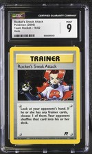 CGC 9 MINT Rocket's Sneak Attack 2000 Team Rocket 16/82 Holo Pokemon Card