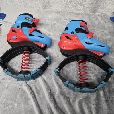 Heart Song Bouncing Shoes Size 6-9 Ages 5+ Blue / Red In Great Condition