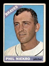1966 Topps #28 Phil Niekro  VG X2872800