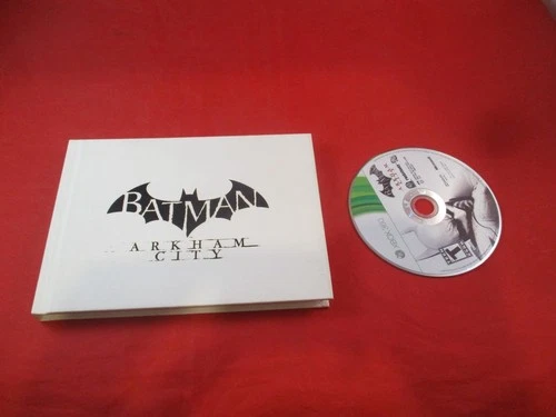 Batman Arkham City Microsoft Xbox 360 Video Game + Promo Hardcover Art Book