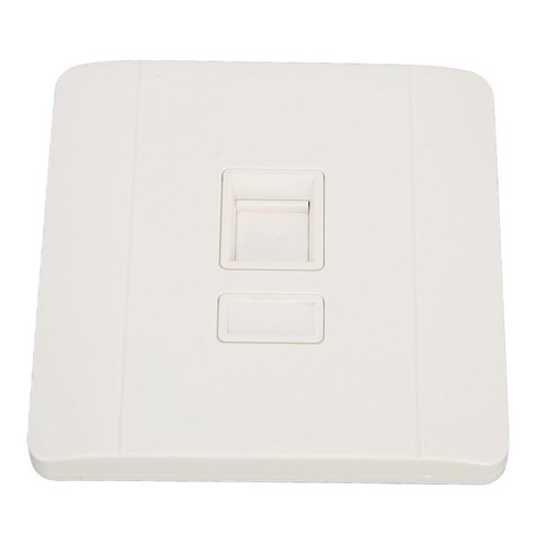 30x Ethernet Wall Plate 1 Port RJ45 RJ11 Network Wall Outlet Jack For Wiring SAL - Afbeelding 2 van 24