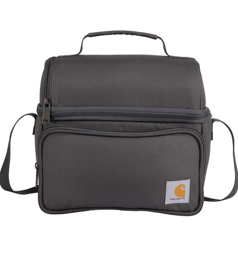 Refrigerador de camping Carhartt, lonchera en el lugar de trabajo, bolsa de almuerzo de carcasa blanda gris VENDEDOR DE EE. UU. - Imagen 1 de 7