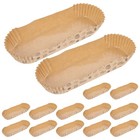  100pcs Dekorative Backkuchenbecher einzigartige Bootsform -Kuchenhalter
