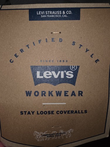 Levi's Workwear Stay Loose Coveralls Brand New With Tags Size Mens XL - Picture 10 of 11