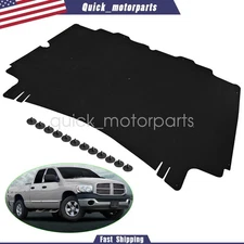 Hood Insulation Pad Heat Blanket w/ Clips For Dodge Ram 1500 2500 3500 2002-2009