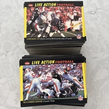 1987 Fleer Team Live Action Football Cards 1-88 - You Pick- NFL Trading Card