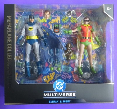 McFarlane Multiverse Collector Edition 1966 BATMAN & ROBIN 2 PACK #05 #5 IN HAND