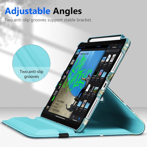 Drehbare Hülle für iPad Pro 11" 3./2./1. Gen 360 Grad drehbarer Ständer Cover - Bild 8 von 21