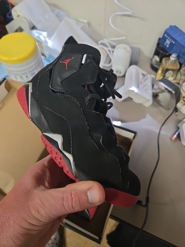 Größe 1,5y - Jordan True Flight High Black Red - Bild 2 von 8
