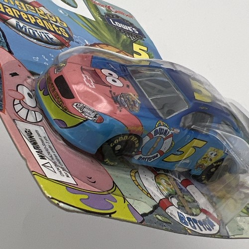 Nascar SpongeBob Set Of Two Cars, #5 And #48 In Pkg, 1/64 Sizing - Picture 2 of 13