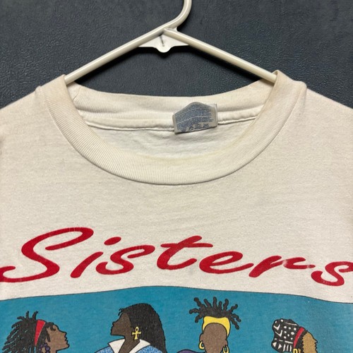 Hanes Beefy T Shirt Sisters Made in USA Black Queens We're All That Short Sleeve - Picture 9 of 14