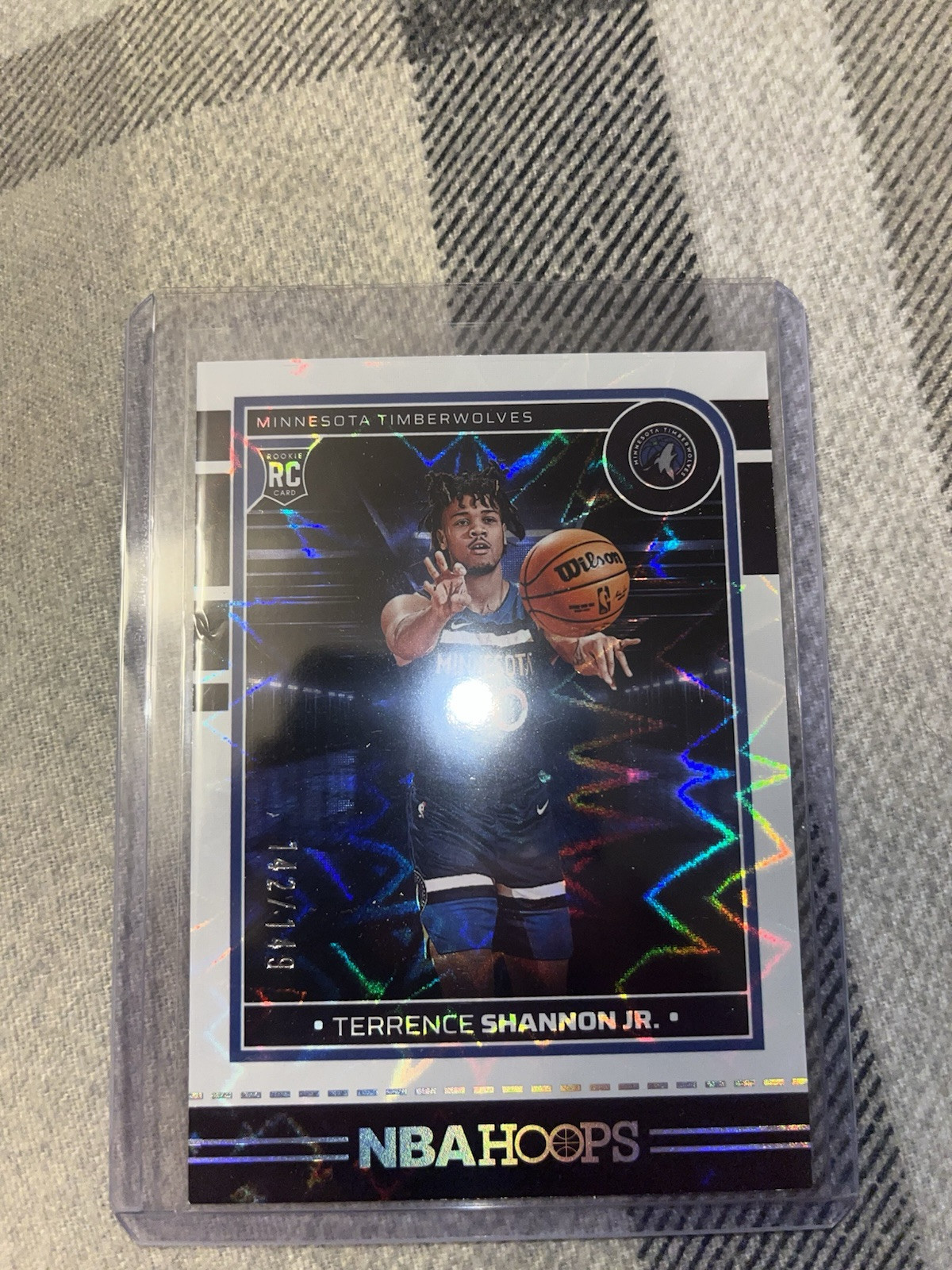 2024-25 NBA Hoops Terrence Shannon Jr Rookie RC #257 White Explosion /149