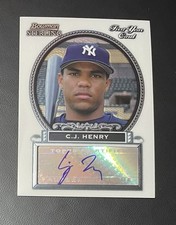 2005 Bowman Sterling CJ Henry New York Yankees Card #BS-CH