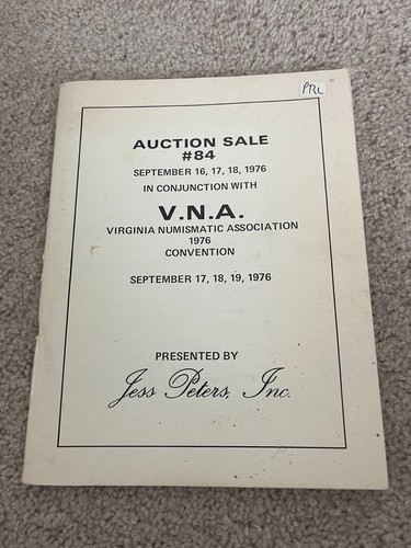 Post Auktion Verkauf #84 VNA Katalog Jess Peters - 09/1976 L2 - Bild 1 von 4