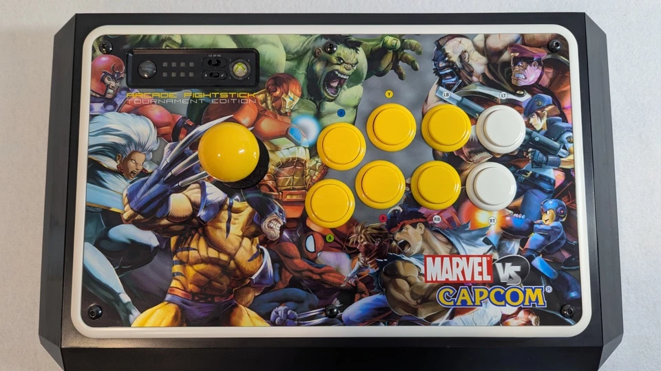 Mad Catz Marvel Vs Capcom Tournament Edition Xbox 360 Arcade Fight Stick - WORKs - Image 2 of 4