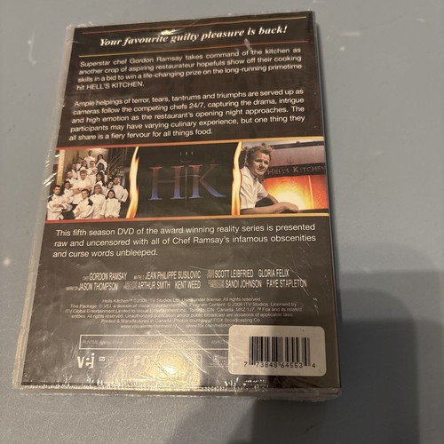 Hell's Kitchen - Hell's Kitchen: Season 5 Raw & Uncensored Dvd Brand New - Picture 3 of 4
