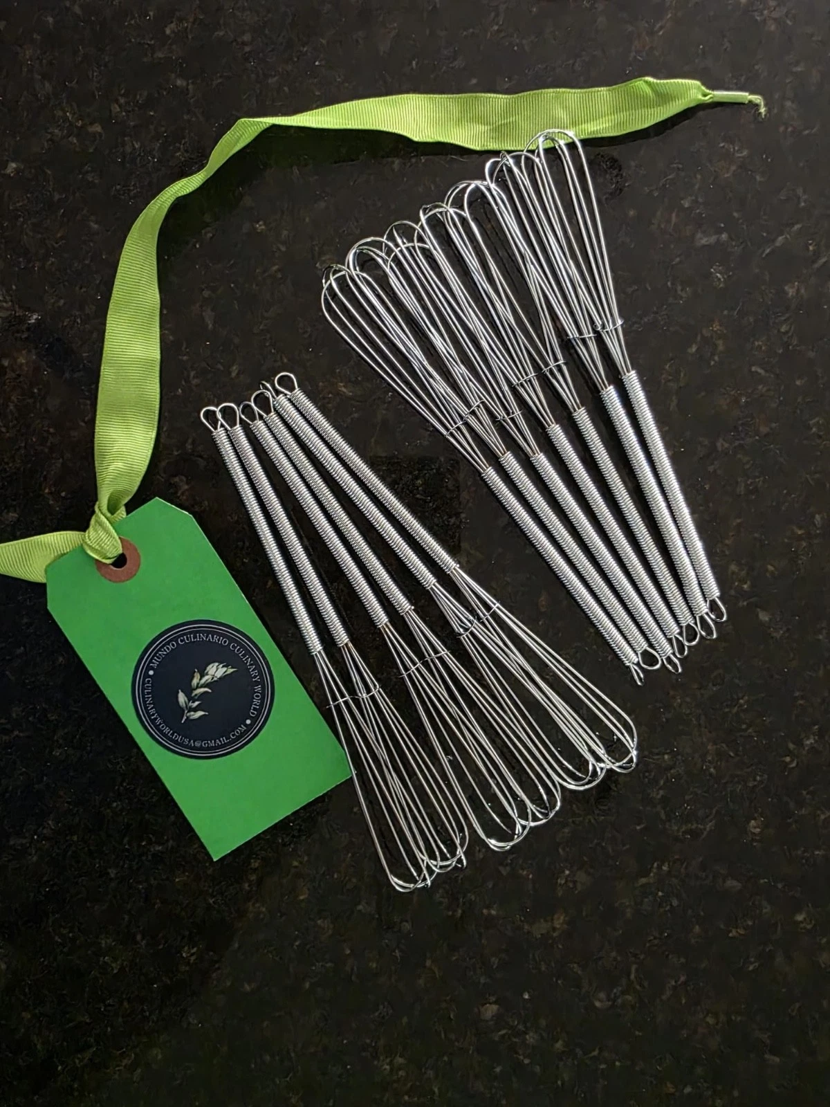 Whisk 24 Pcs 7" Small Stainless Steel Whisks Cooking Gift Baskets Party Favors
Opens in a new window