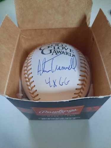 Alan Trammell Detroit Tigers signed Rawlings Gold Glove baseball--not... - Picture 3 of 3