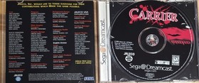 Carrier - Dreamcast - Tested CIB
