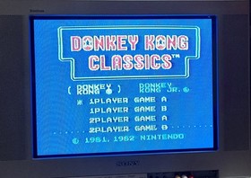 Donkey Kong Classics Nintendo (NES, 1985) cartuccia autentica testata 