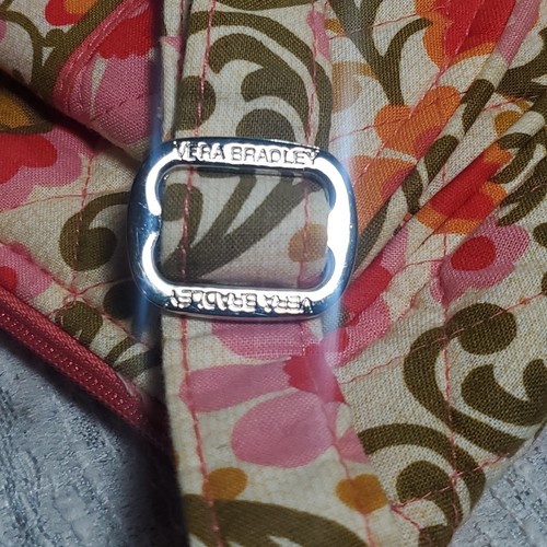 Vera Bradley Lizzie Crossbody Handtasche gesteppt Baumwolle Schultertasche Muster im Ruhestand - Bild 3 von 8