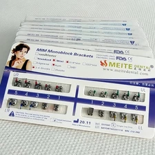 10 Packs Dental Orthodontic Bracket Braces Mini Roth 018 Hooks 3-4-5